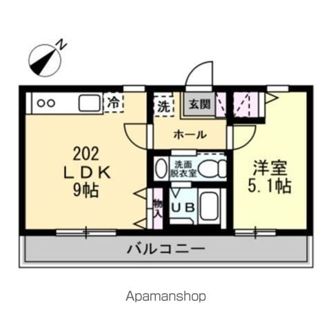 BALLOND’OR中山の間取り写真
