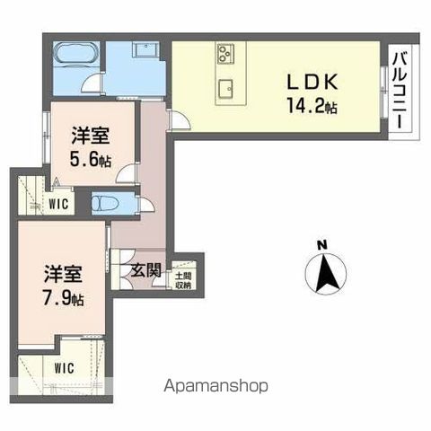 プレミアスの間取り写真