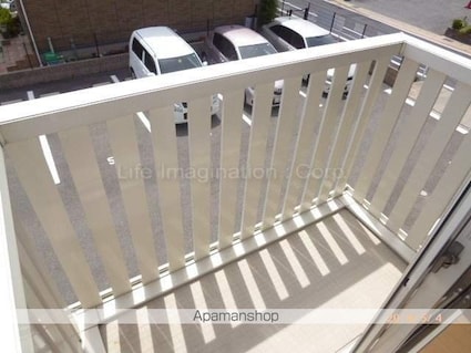 滋賀県草津市西草津１丁目[1K/30.27m2]のバルコニー