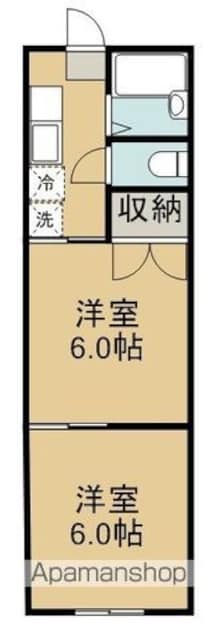 サニーライフ国見ヶ丘[2K/30m2]の間取図