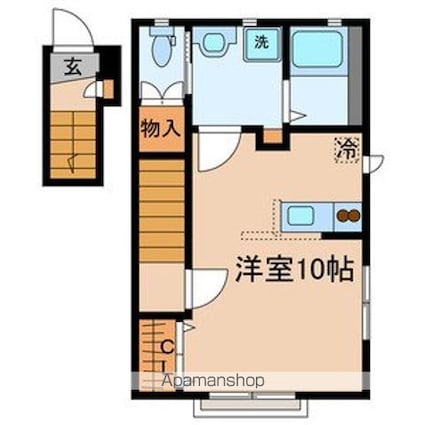 エヴァーライフ[1R/27.83m2]の間取図