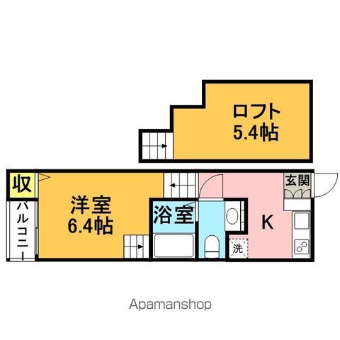エスパシオフルーレ南大橋の間取り写真
