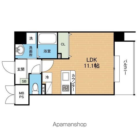 CHELSEA MANOR新屋敷の間取り写真