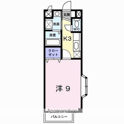 エレガンテの間取り写真