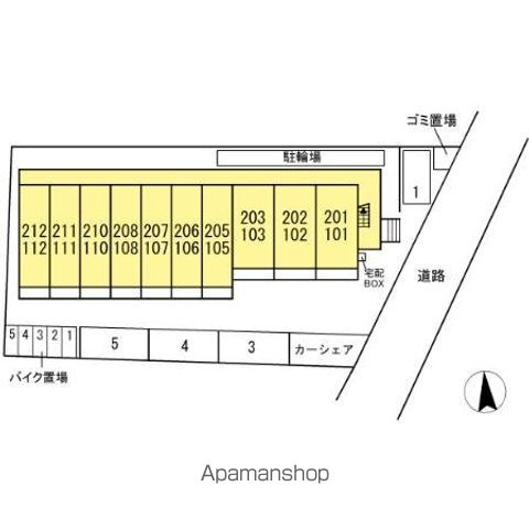 ＦＩＲＥＮＺＥ　（フィレンツェ） 111 ｜ 神奈川県横浜市港北区日吉本町２丁目4-16（賃貸アパート1K・1階・26.63㎡） その14