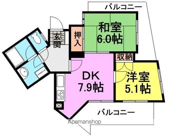 武庫之荘GEMELLIの間取り写真