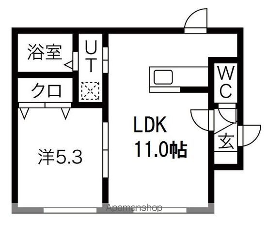 ルミエール西岡の間取り写真