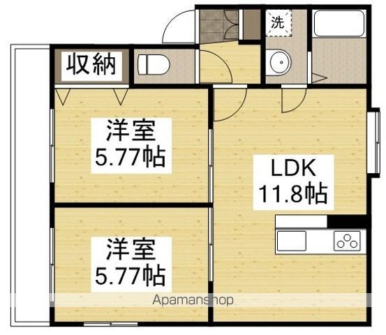 オアシス参番館の間取り写真