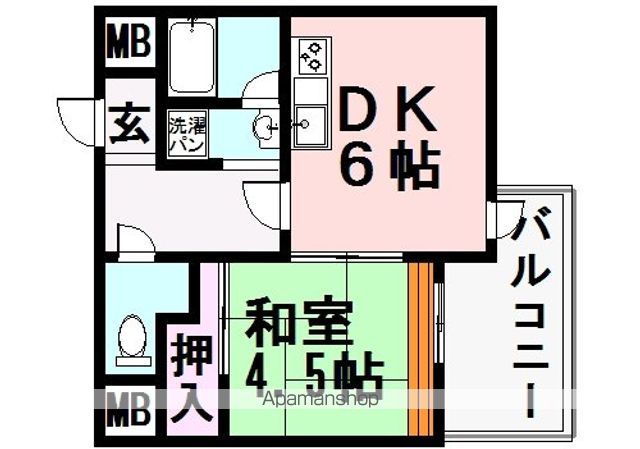 シロハイヌ尼崎の間取り写真