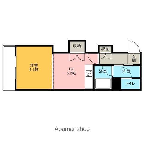 メープル北円山の間取り写真