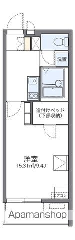 レオパレス小松駅東の間取り写真