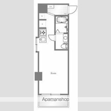セントヒルズ三軒茶屋[1R/22.32m2]の間取図