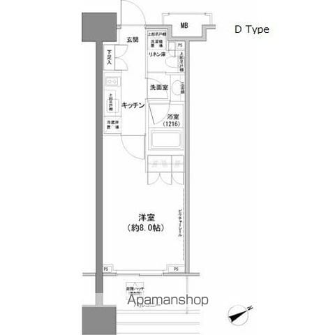 パークハビオ西新宿の間取り写真