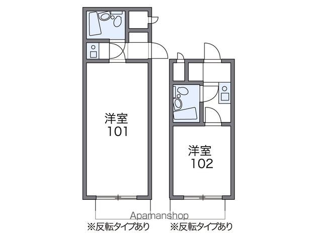 レオパレスグリーン 401 ｜ 東京都練馬区練馬１丁目22-1（賃貸マンション1K・4階・21.19㎡） その2