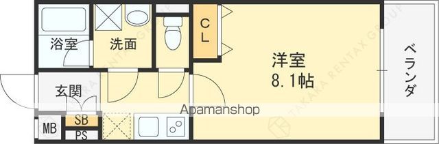 MV.FM大阪放出IIの間取り写真