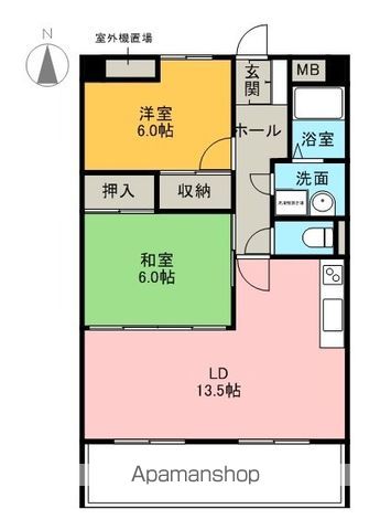ラビアンローズの間取り写真