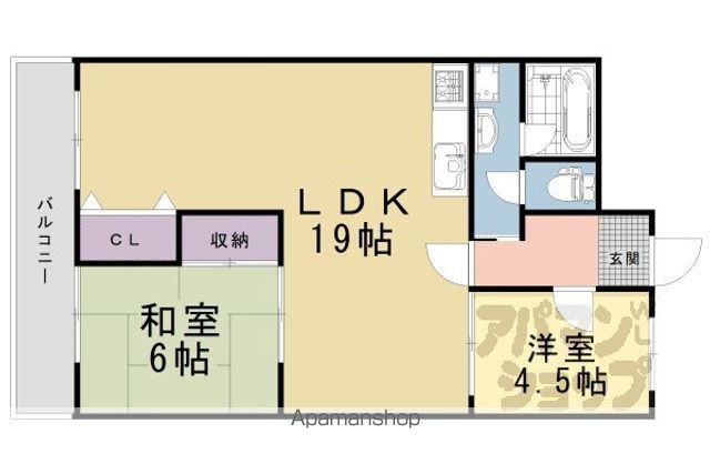 進和山科ハイライフの間取り写真
