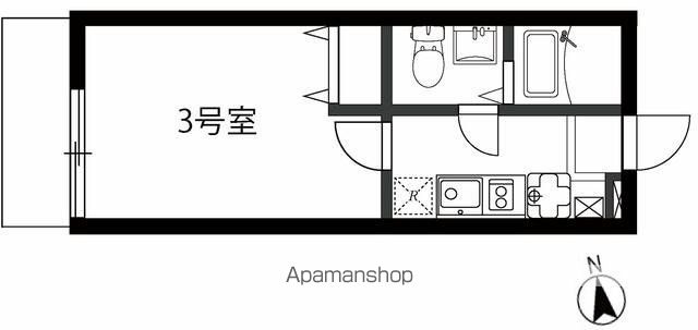 モダンアパートメント日吉ＶＩＥＷの間取り