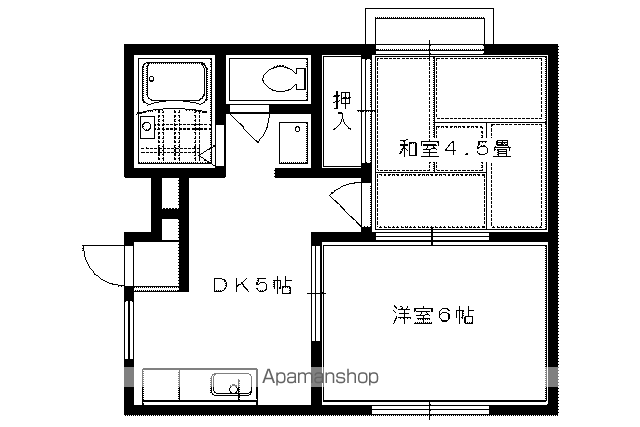 四十八番館の間取り写真