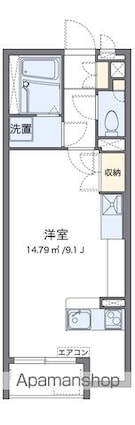 ミランダリゼやまのきた[1R/26.5m2]の間取図