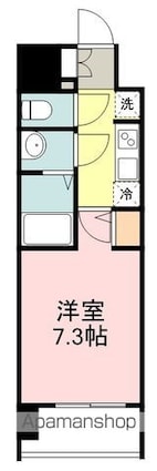 ＨＦ仙台本町レジデンス[1K/23.94m2]の間取図
