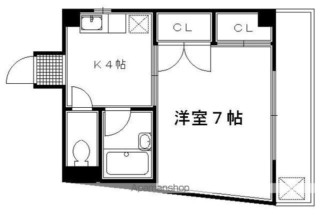 中原マンションの間取り写真