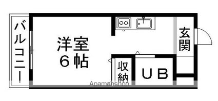 メゾンドエトワール[1K/21m2]の間取図