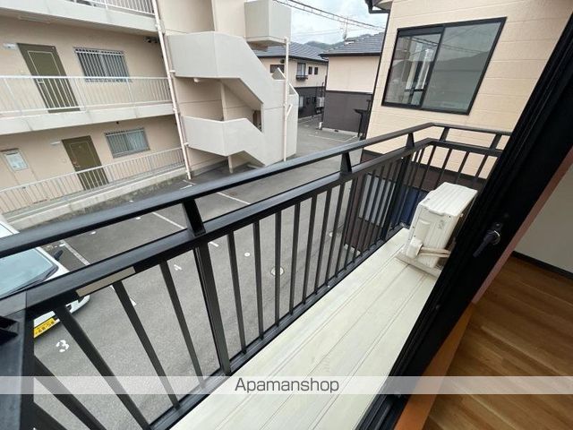 アムール鬼無Ⅱ[1K/23.18m2]のバルコニー