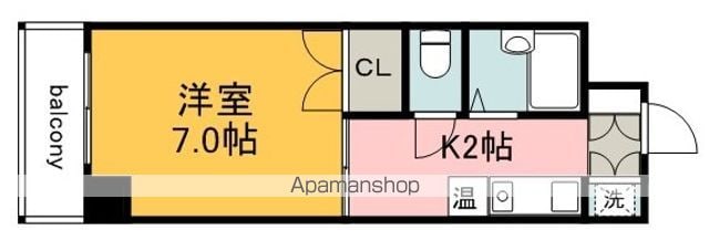 ルミネ東白島の間取り写真