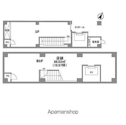 ＴＡ初台ビル[事務所/66.03m2]の間取図