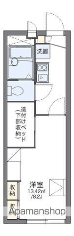 レオパレステンジンの間取り写真