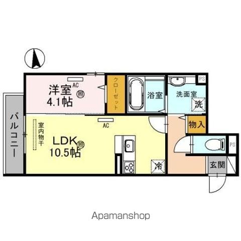 DーROOM 新今里の間取り写真