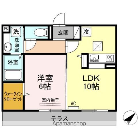 ＤーＲＯＯＭ博多南　弐番館の間取り