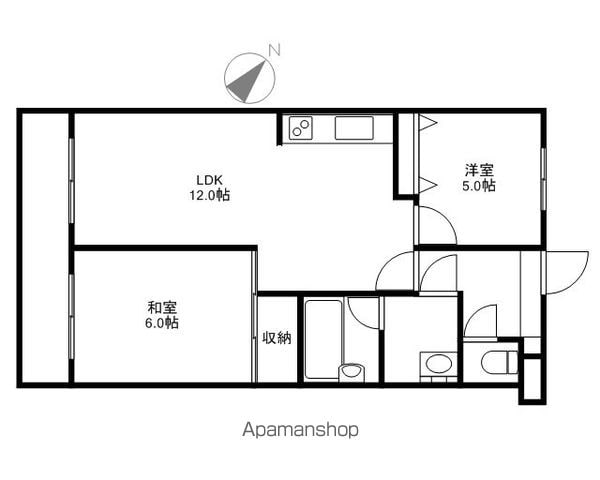 【ヴェルジュ多摩川の間取り】