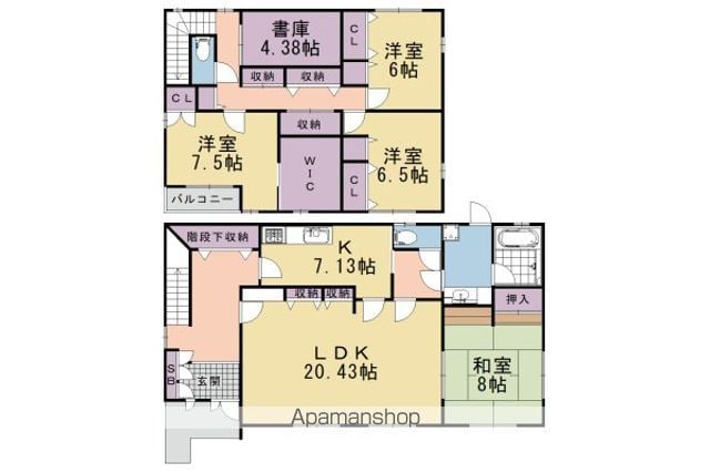 阪急電鉄嵐山線 嵐山駅 徒歩6分 2階建 築17年の間取り写真