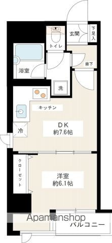 カスタリア新宿御苑の間取り写真