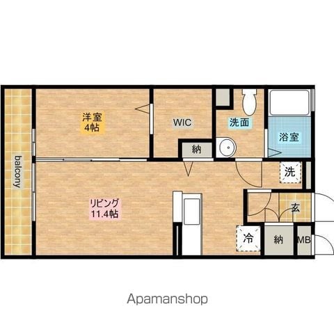 KOMUKAI RESIDENCEの間取り写真