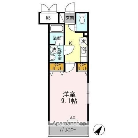 ボナールKIの間取り写真