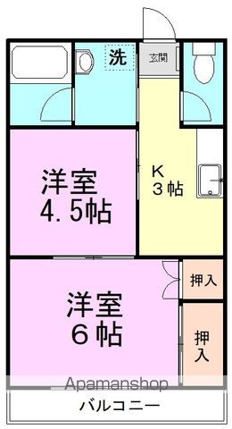 ラフォーレの間取り写真