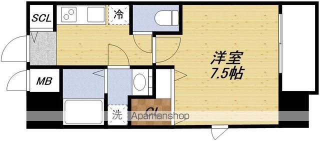 LIVE FLAT TSUKAMOTOの間取り写真