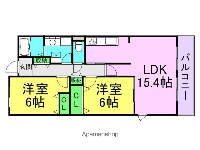 甲子園三番町ハイツの間取り写真