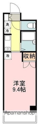 木町通ＴＫビル[1R/23.45m2]の間取図