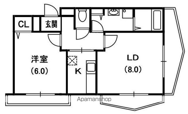 ベルメゾン枚方Iの間取り写真