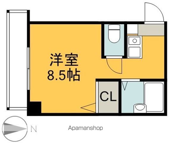 CASA東白島の間取り写真