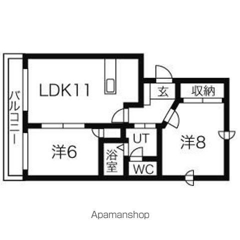 ショパンシャトー山の手の間取り写真