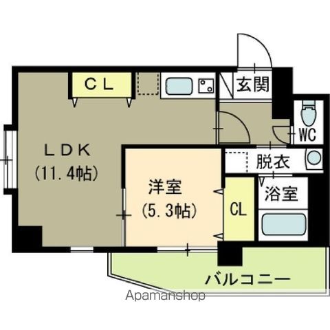 ブラスト南万代の間取り写真