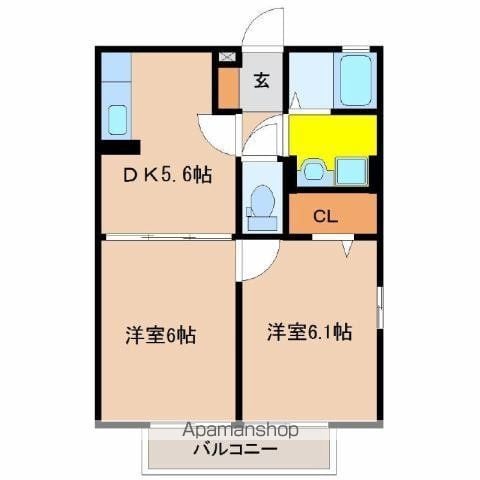 ボナールの間取り写真