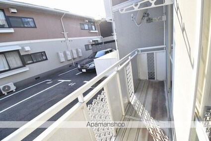 シャインポート屋島ＡＤ棟[2DK/50m2]のバルコニー