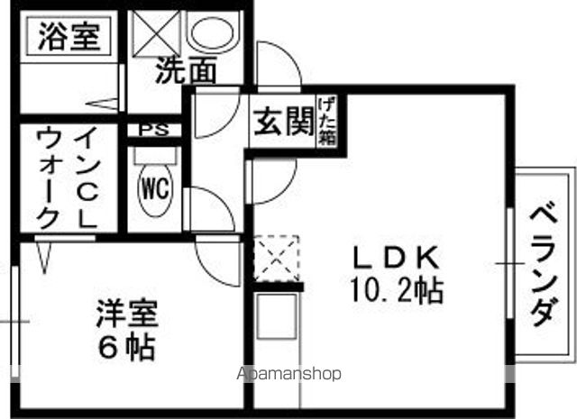 第6ウエスタンハイツの間取り写真