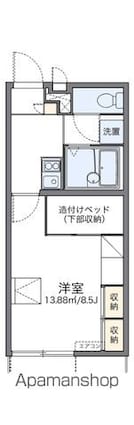 レオパレスＴＳおおつか[1K/23.18m2]の間取図